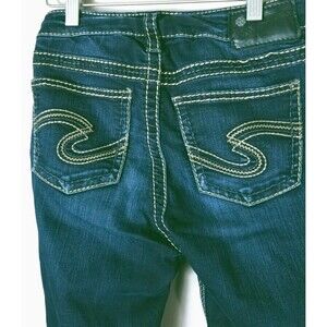 Silver Jeans Women 26 x 29 Suki Super Skinny Super Stretch Blue Denim Pants
